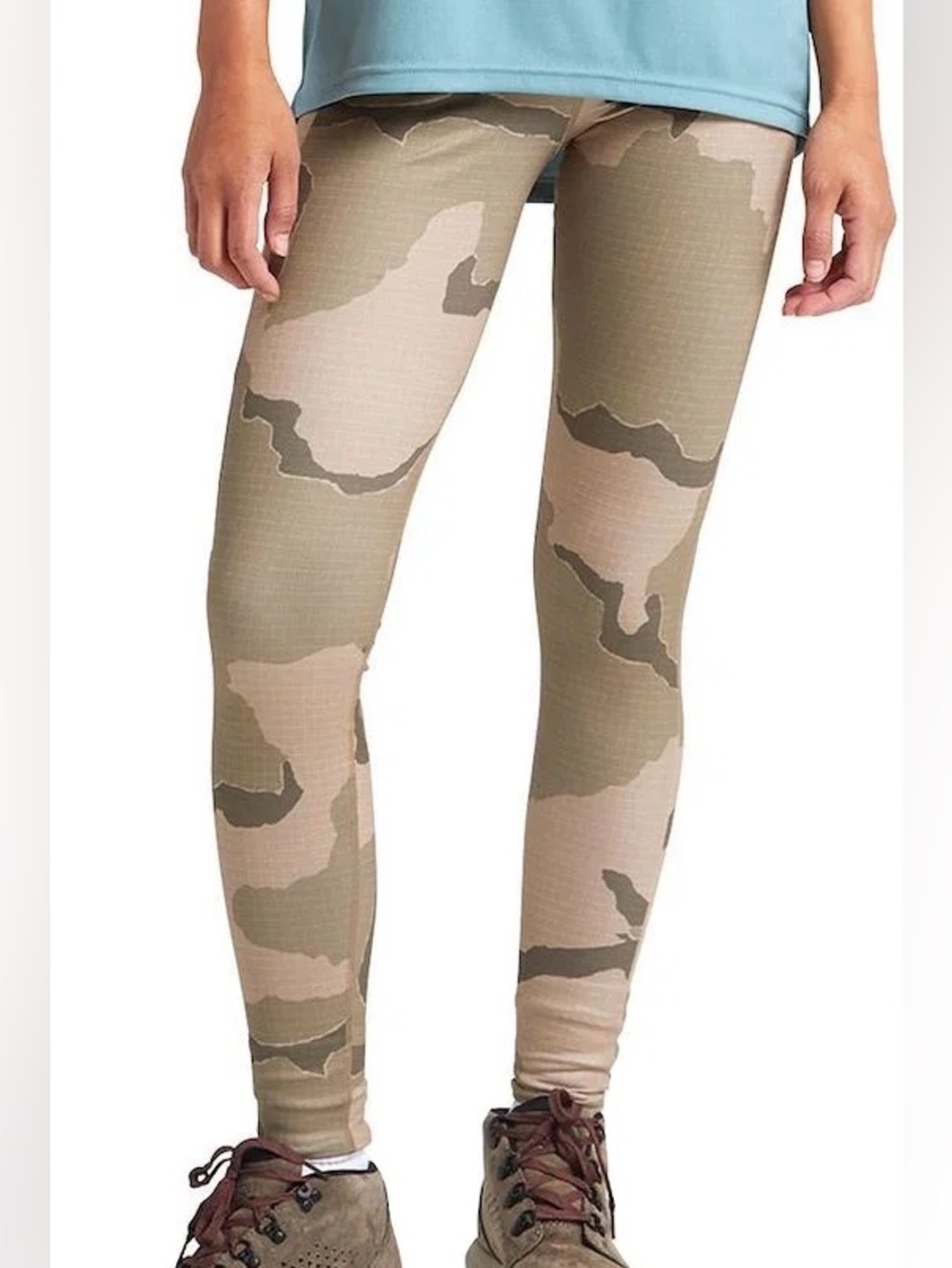 Burton Women XL Barren Camo Stretch Outdoor Hiking High-Rise Multipath Leggings